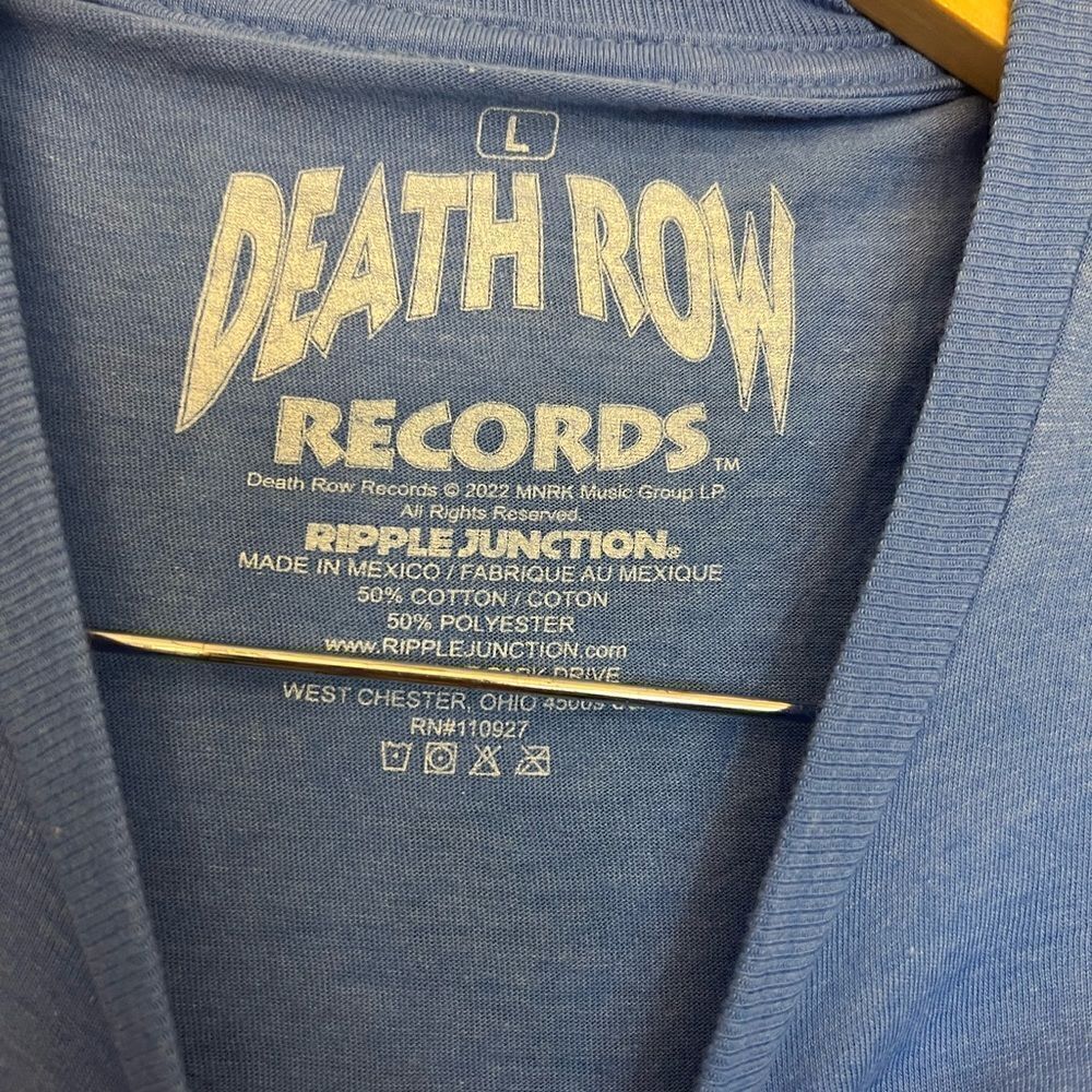 NWT men’s Ripple Junction Death Row Records size L. - Picture 2 of 8